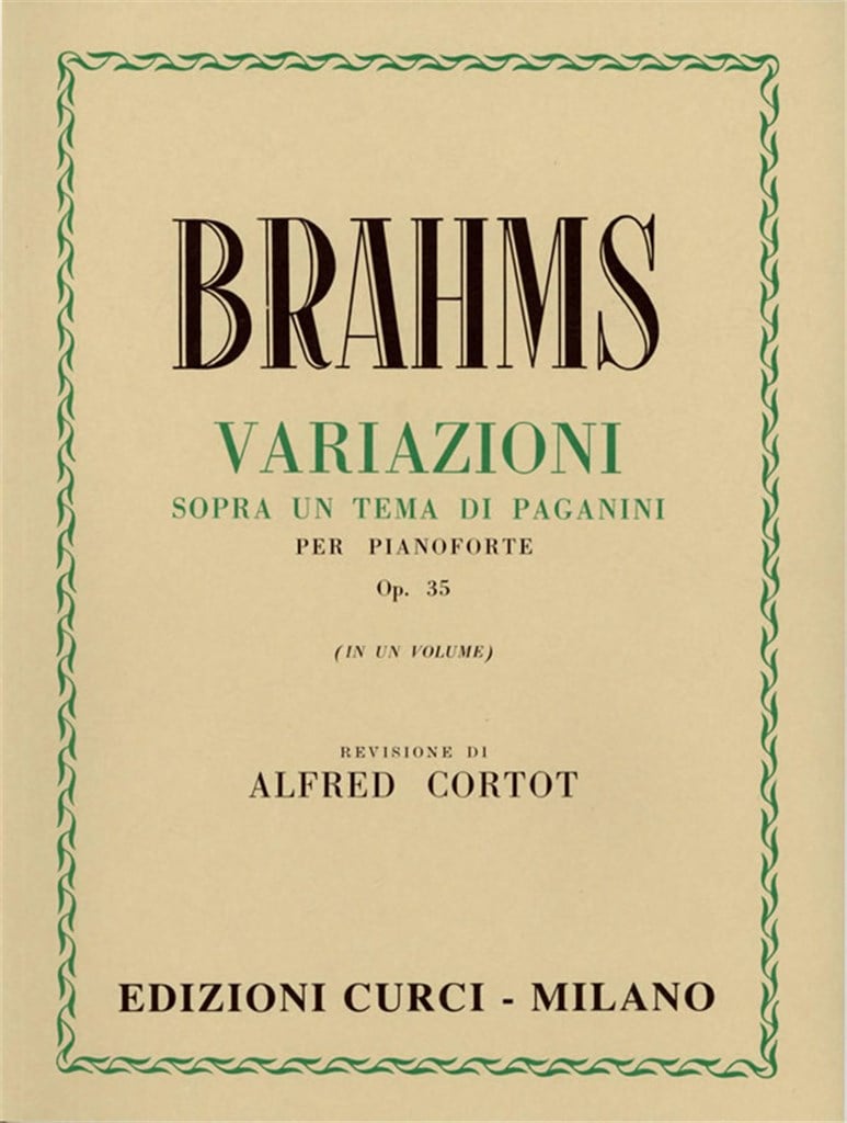 Variazioni Sopra Un Tema Di Paganini Op 35